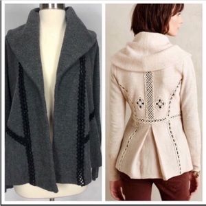 Anthropologie Angel of the North sweater cardigan.jacket